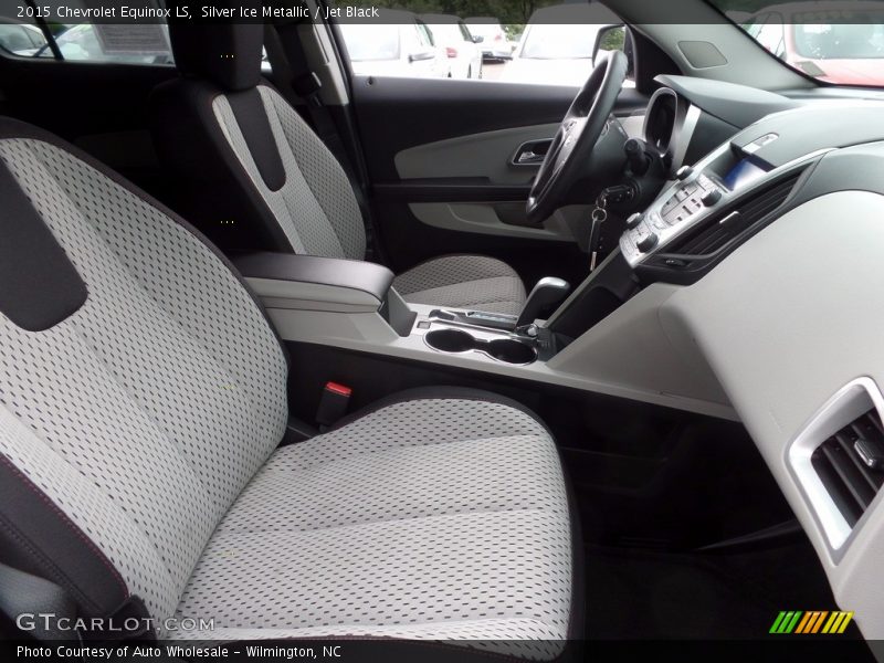 Silver Ice Metallic / Jet Black 2015 Chevrolet Equinox LS