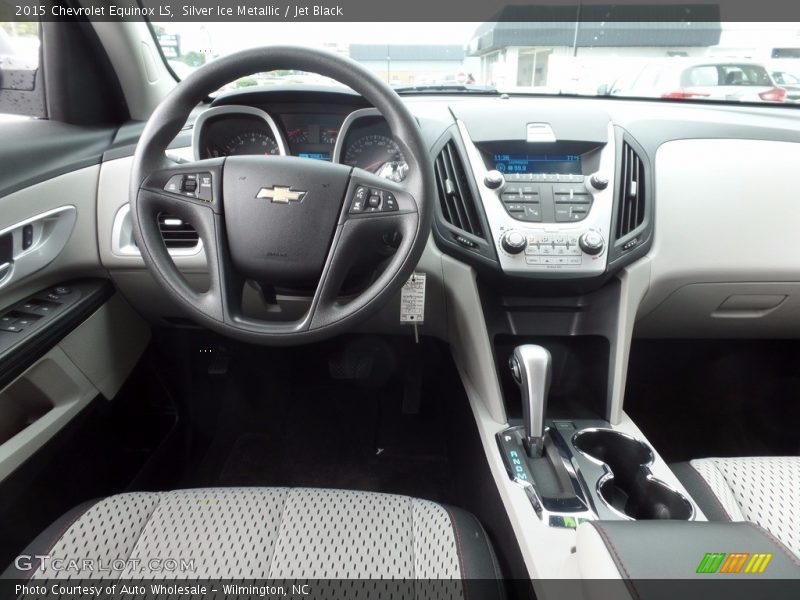 Silver Ice Metallic / Jet Black 2015 Chevrolet Equinox LS
