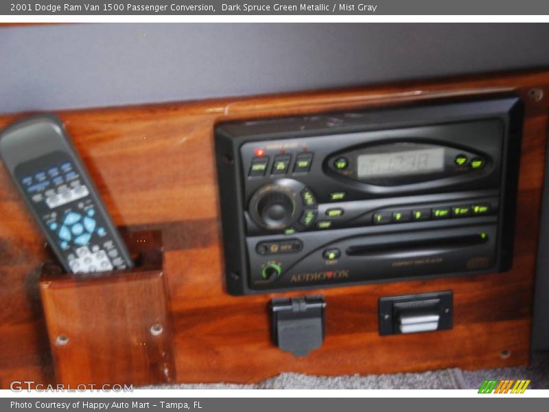 Dark Spruce Green Metallic / Mist Gray 2001 Dodge Ram Van 1500 Passenger Conversion