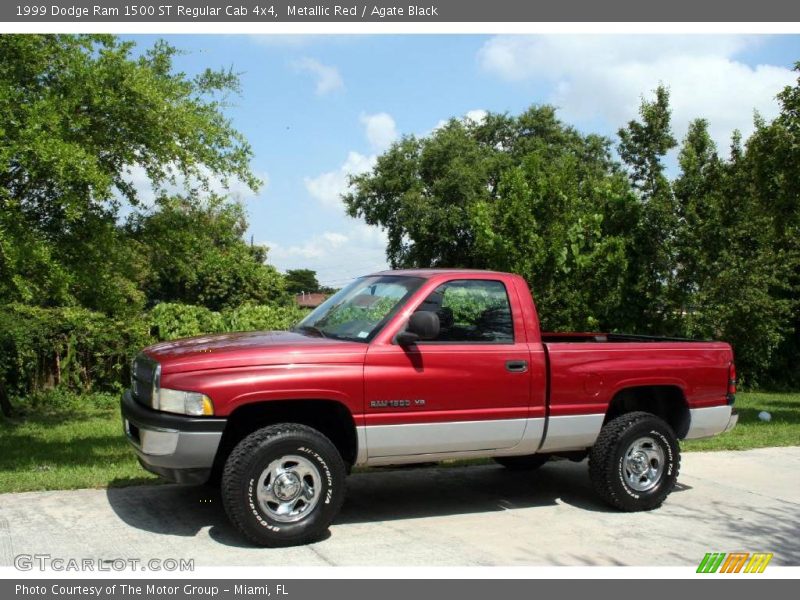 Metallic Red / Agate Black 1999 Dodge Ram 1500 ST Regular Cab 4x4