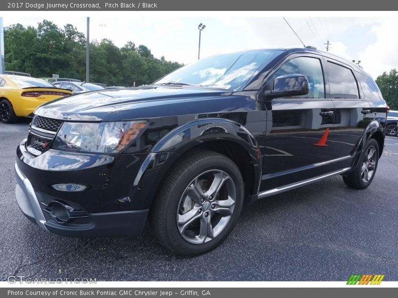 Pitch Black / Black 2017 Dodge Journey Crossroad