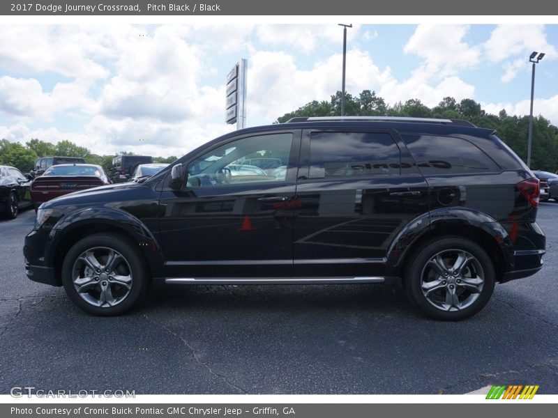 Pitch Black / Black 2017 Dodge Journey Crossroad