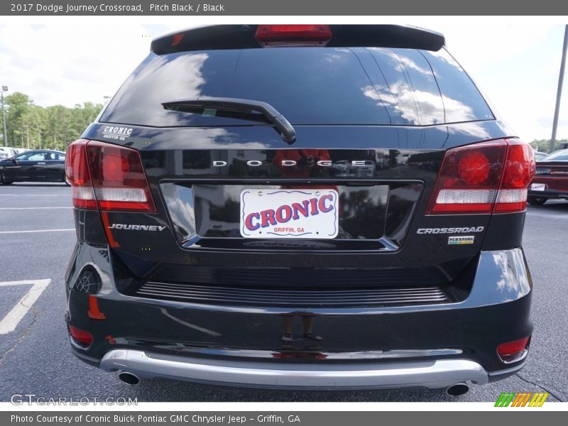 Pitch Black / Black 2017 Dodge Journey Crossroad