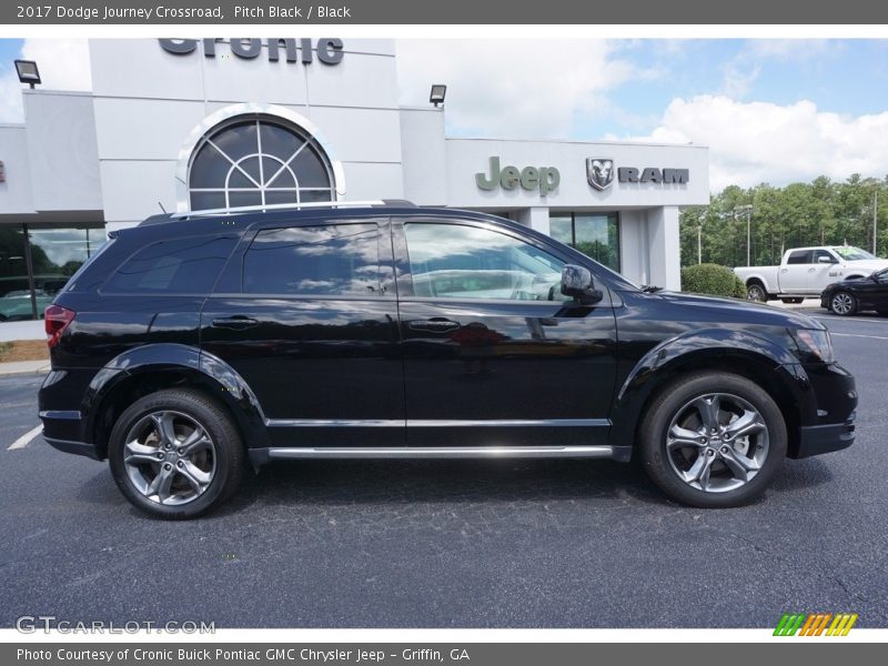 Pitch Black / Black 2017 Dodge Journey Crossroad