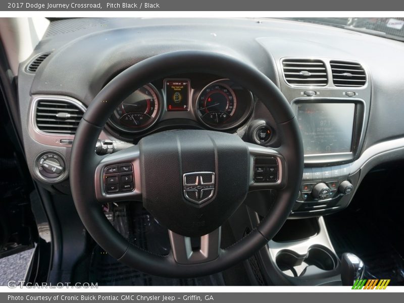 Pitch Black / Black 2017 Dodge Journey Crossroad