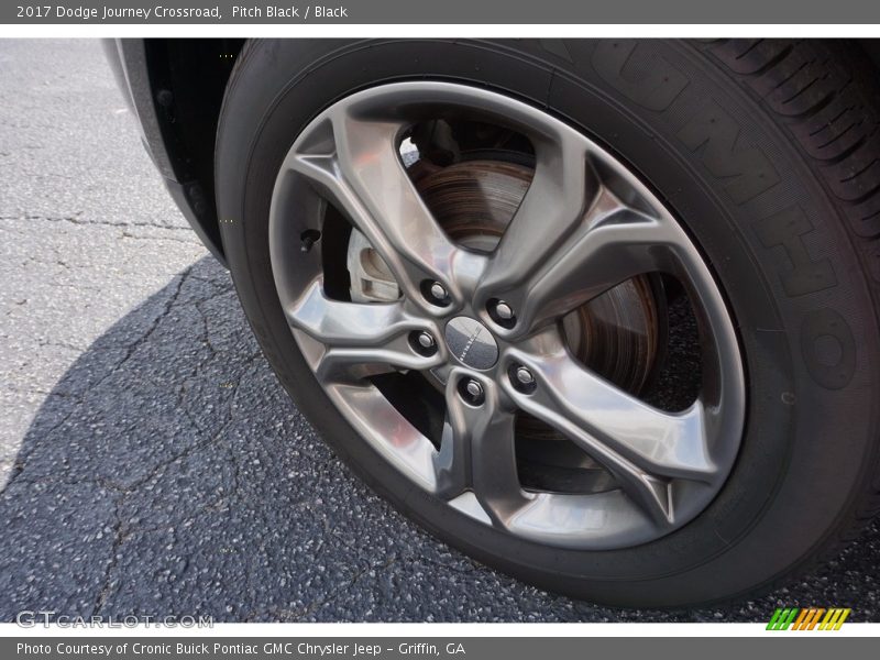 Pitch Black / Black 2017 Dodge Journey Crossroad