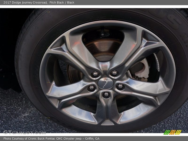 Pitch Black / Black 2017 Dodge Journey Crossroad