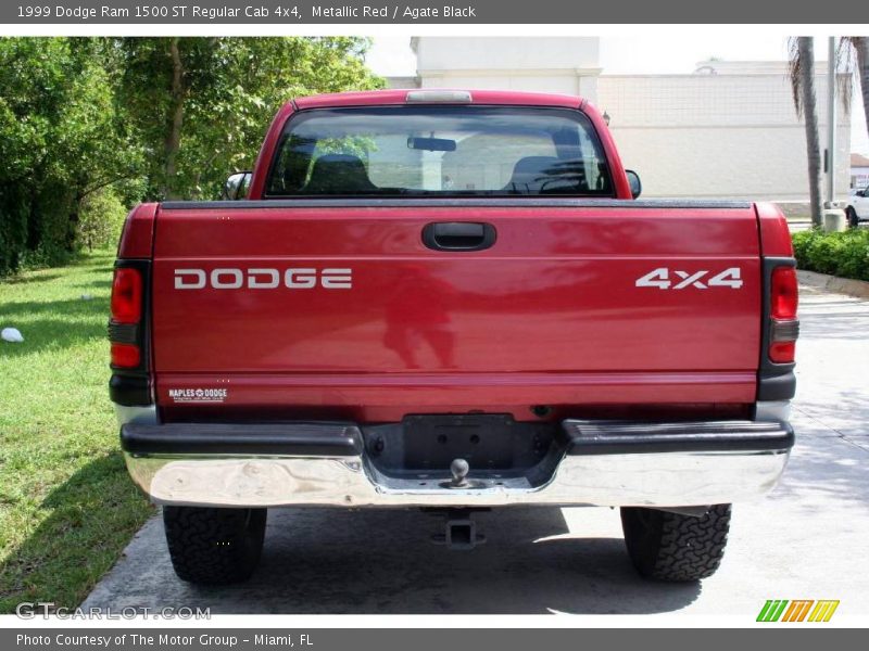 Metallic Red / Agate Black 1999 Dodge Ram 1500 ST Regular Cab 4x4