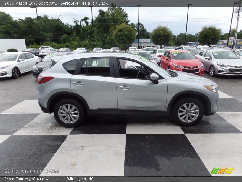 Sonic Silver Metallic / Black 2016 Mazda CX-5 Sport AWD