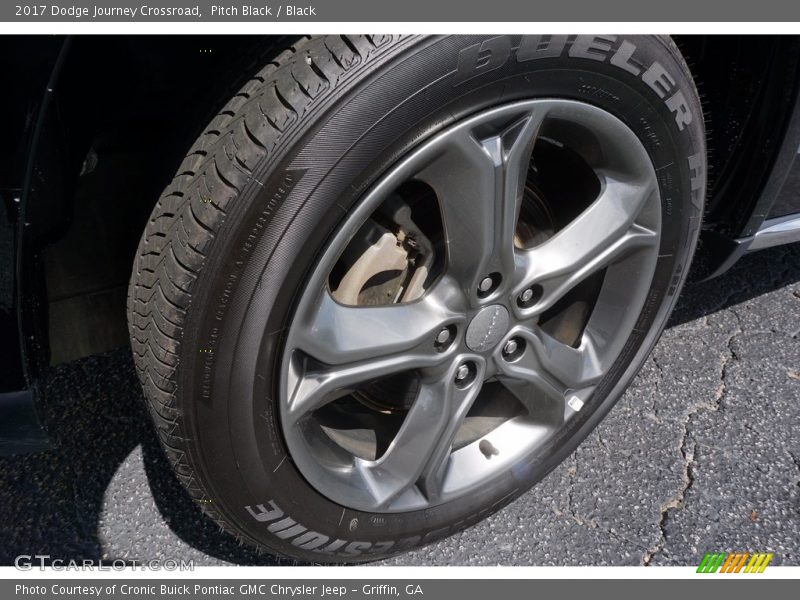 Pitch Black / Black 2017 Dodge Journey Crossroad