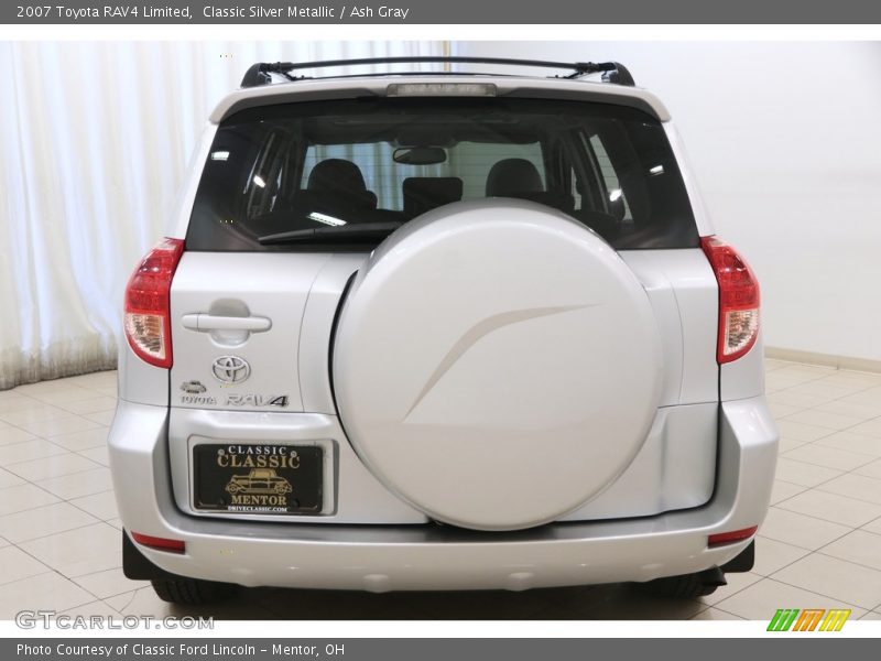 Classic Silver Metallic / Ash Gray 2007 Toyota RAV4 Limited