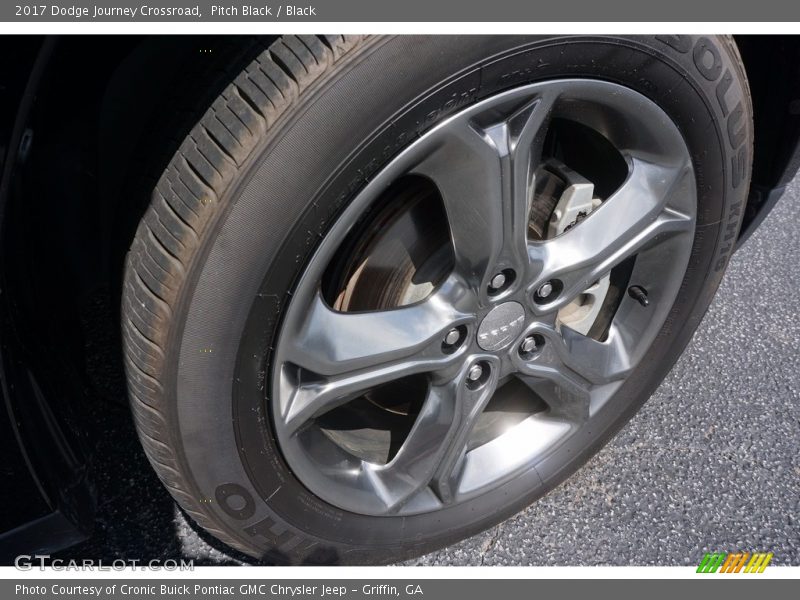 Pitch Black / Black 2017 Dodge Journey Crossroad