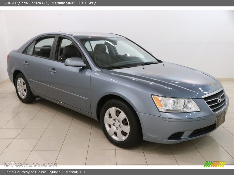 Medium Silver Blue / Gray 2009 Hyundai Sonata GLS
