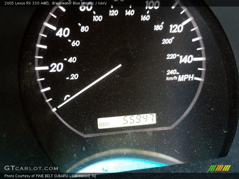 Breakwater Blue Metallic / Ivory 2005 Lexus RX 330 AWD