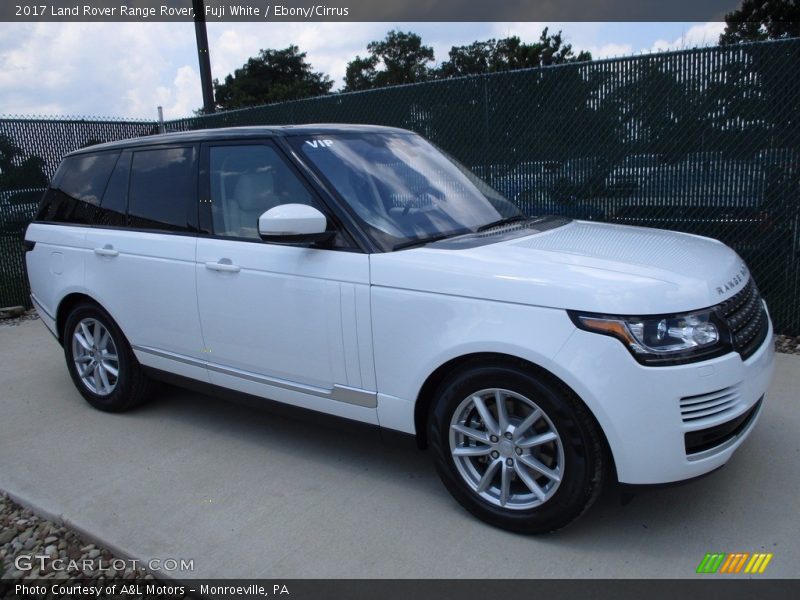 Fuji White / Ebony/Cirrus 2017 Land Rover Range Rover