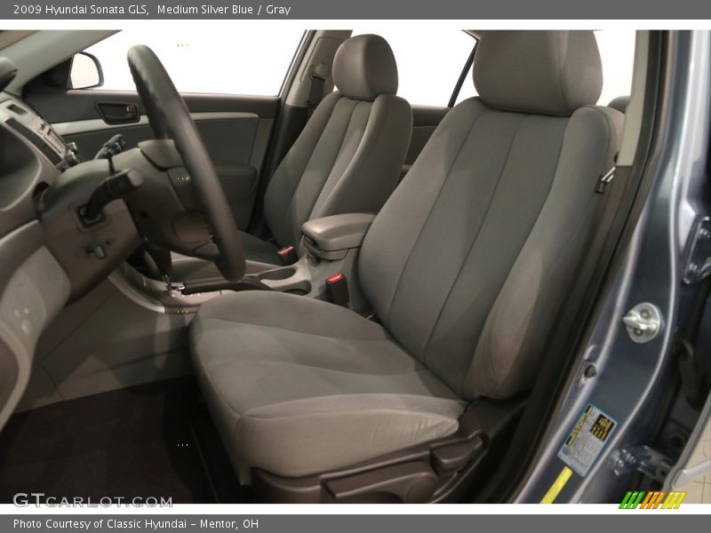 Medium Silver Blue / Gray 2009 Hyundai Sonata GLS