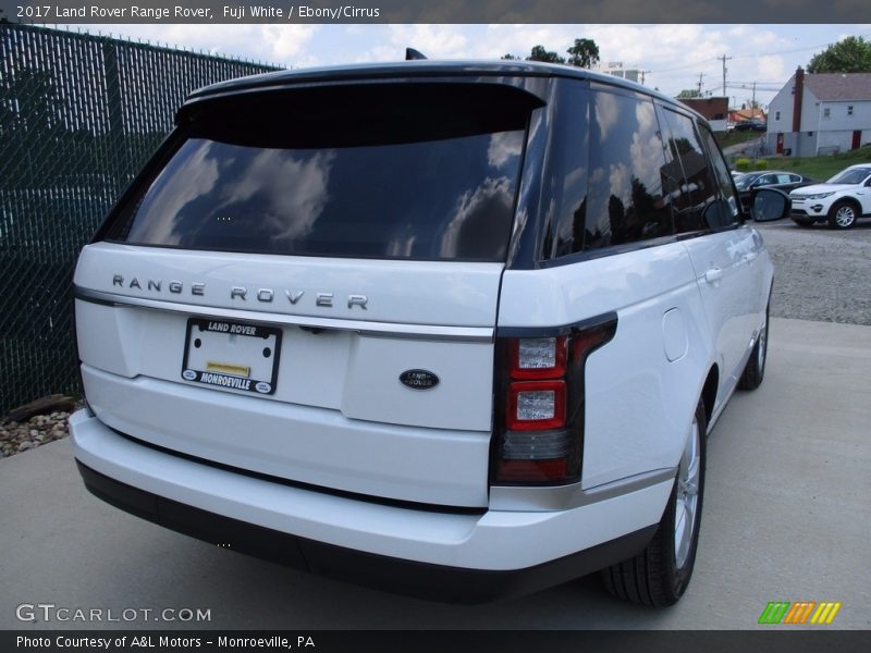 Fuji White / Ebony/Cirrus 2017 Land Rover Range Rover
