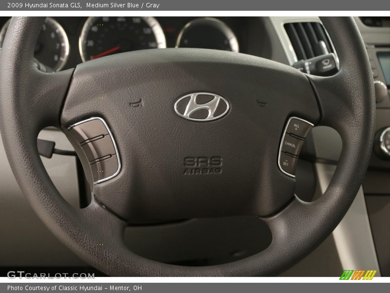 Medium Silver Blue / Gray 2009 Hyundai Sonata GLS