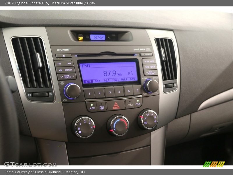Medium Silver Blue / Gray 2009 Hyundai Sonata GLS