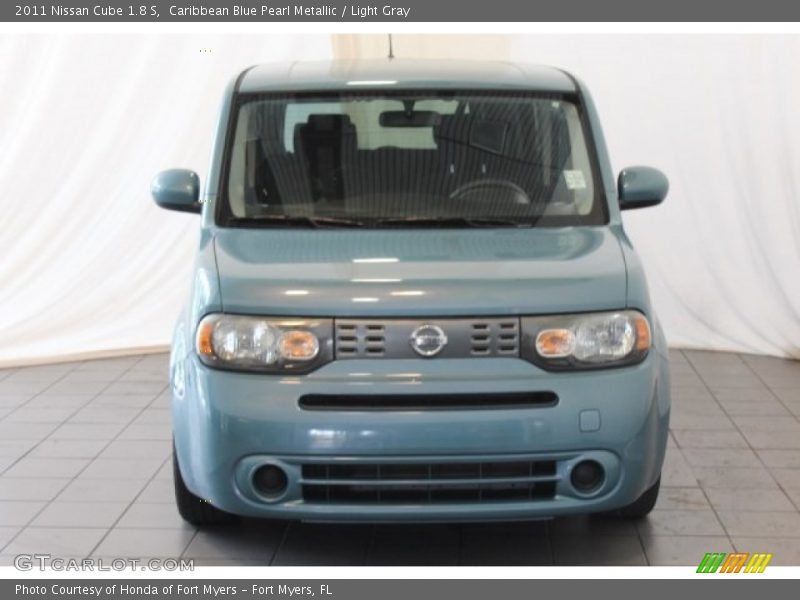 Caribbean Blue Pearl Metallic / Light Gray 2011 Nissan Cube 1.8 S