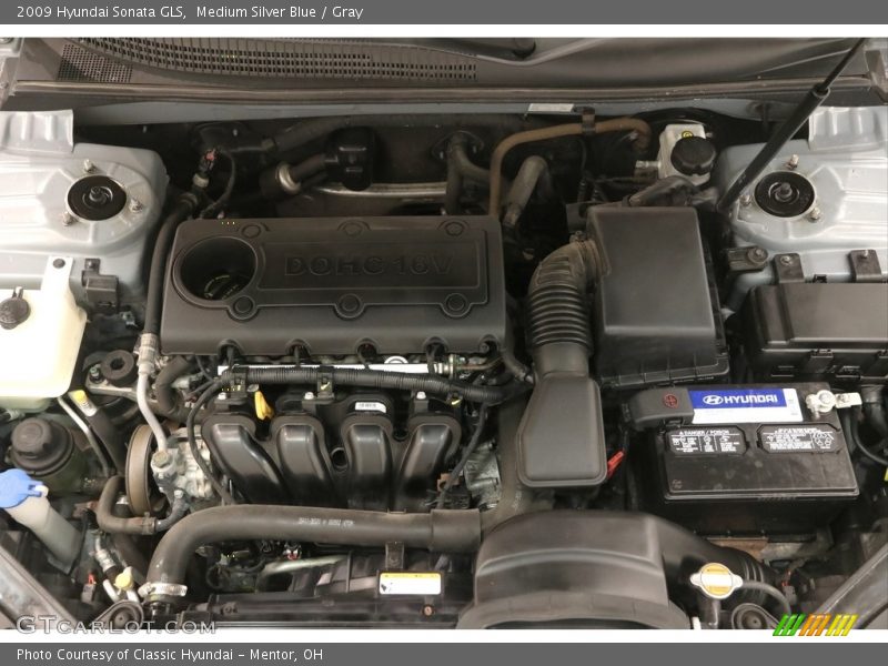 Medium Silver Blue / Gray 2009 Hyundai Sonata GLS