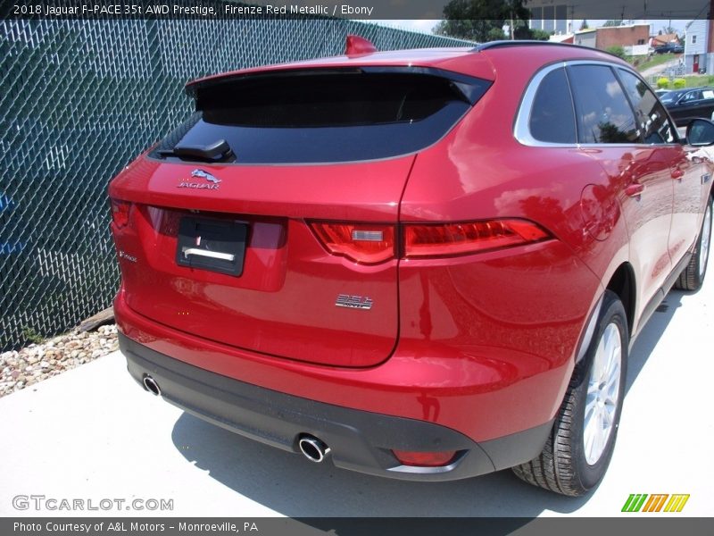 Firenze Red Metallic / Ebony 2018 Jaguar F-PACE 35t AWD Prestige