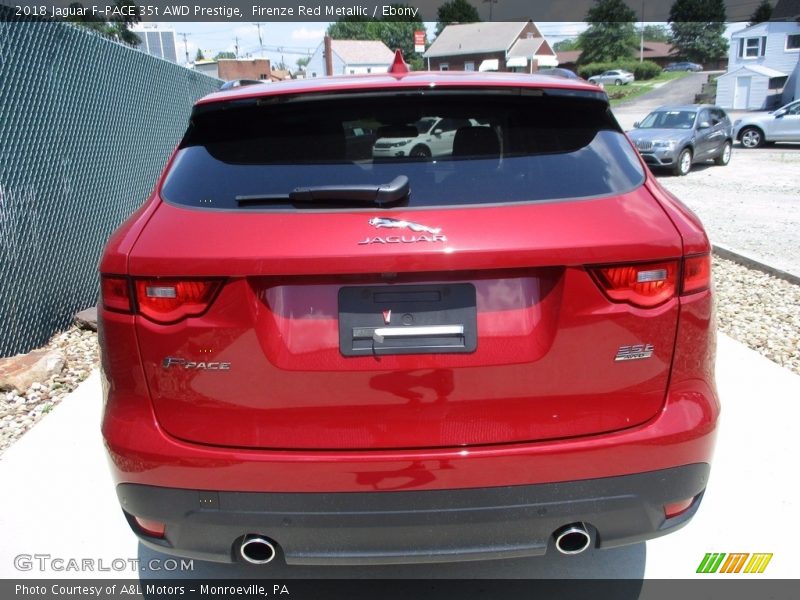 Firenze Red Metallic / Ebony 2018 Jaguar F-PACE 35t AWD Prestige