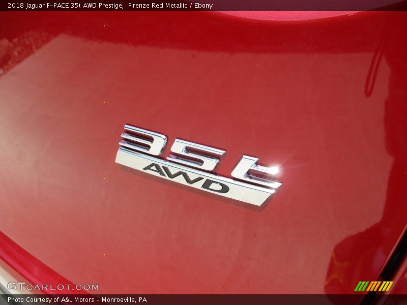 Firenze Red Metallic / Ebony 2018 Jaguar F-PACE 35t AWD Prestige