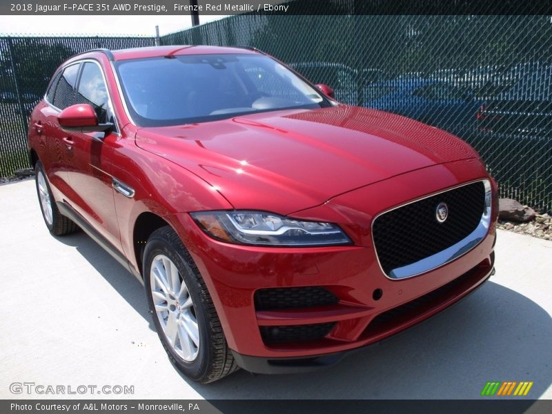 Firenze Red Metallic / Ebony 2018 Jaguar F-PACE 35t AWD Prestige