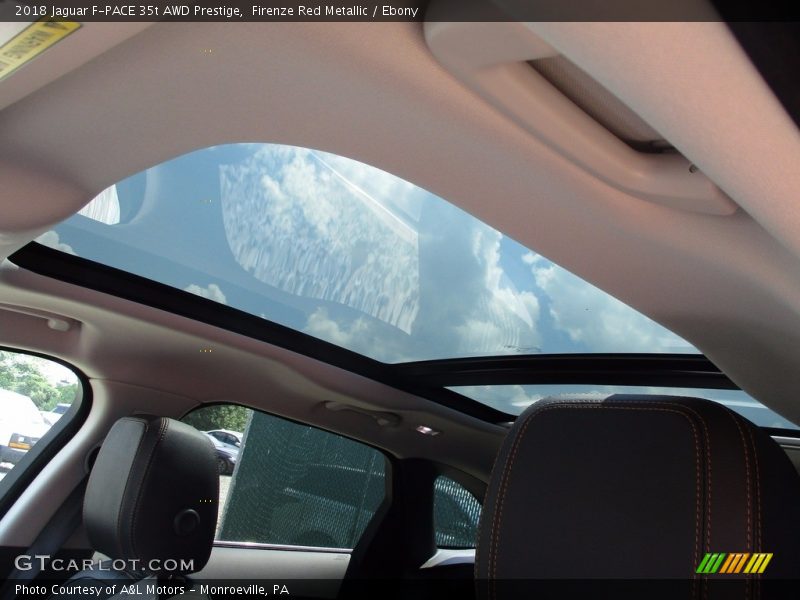 Firenze Red Metallic / Ebony 2018 Jaguar F-PACE 35t AWD Prestige