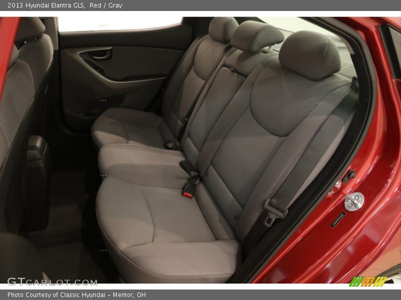 Red / Gray 2013 Hyundai Elantra GLS