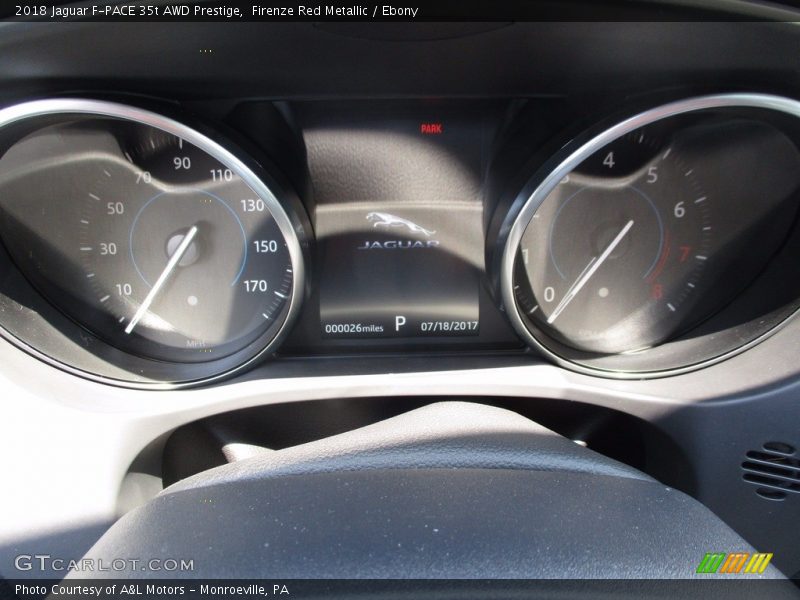Firenze Red Metallic / Ebony 2018 Jaguar F-PACE 35t AWD Prestige