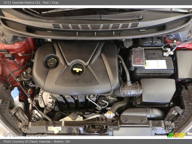Red / Gray 2013 Hyundai Elantra GLS