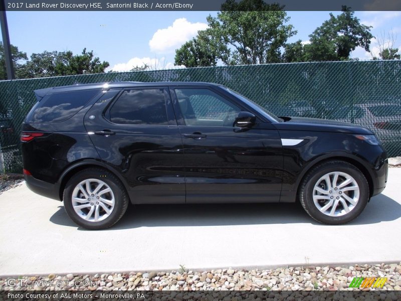 Santorini Black / Acorn/Ebony 2017 Land Rover Discovery HSE