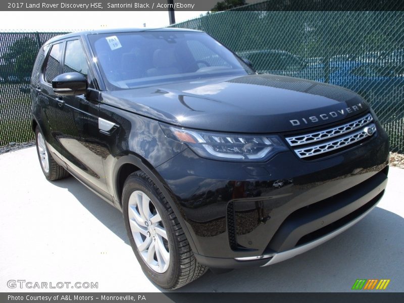 Santorini Black / Acorn/Ebony 2017 Land Rover Discovery HSE