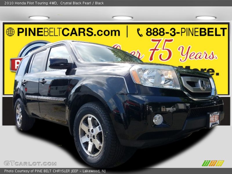 Crystal Black Pearl / Black 2010 Honda Pilot Touring 4WD