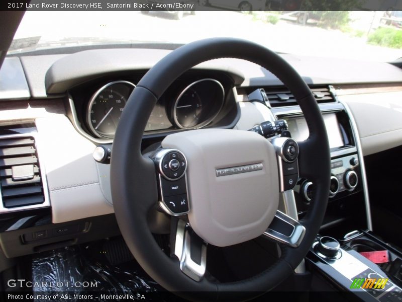 Santorini Black / Acorn/Ebony 2017 Land Rover Discovery HSE