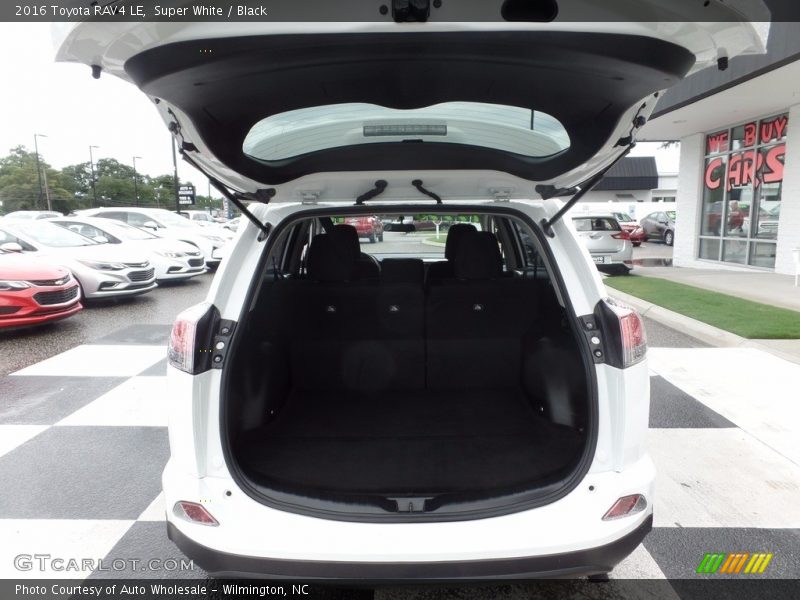 Super White / Black 2016 Toyota RAV4 LE