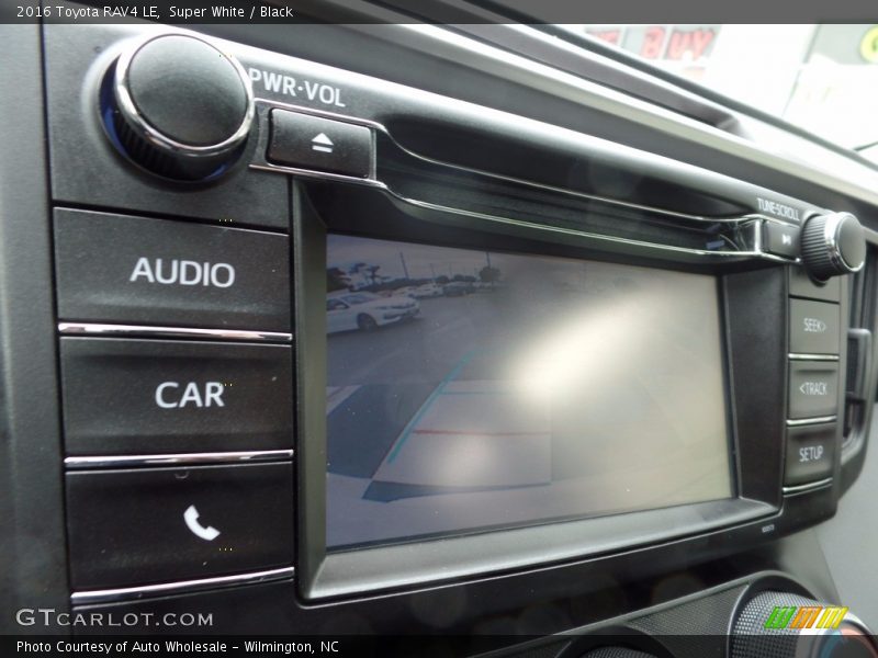 Super White / Black 2016 Toyota RAV4 LE