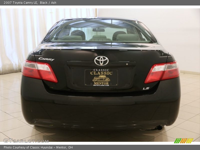 Black / Ash 2007 Toyota Camry LE