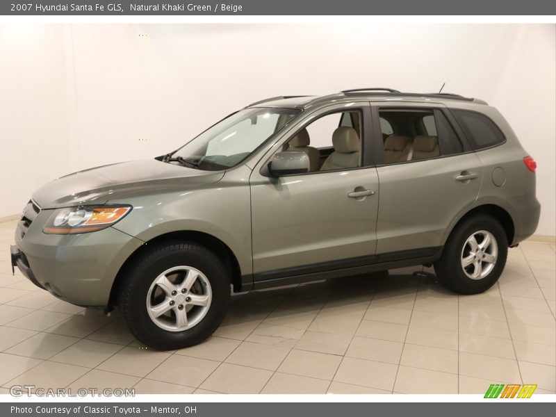 Natural Khaki Green / Beige 2007 Hyundai Santa Fe GLS