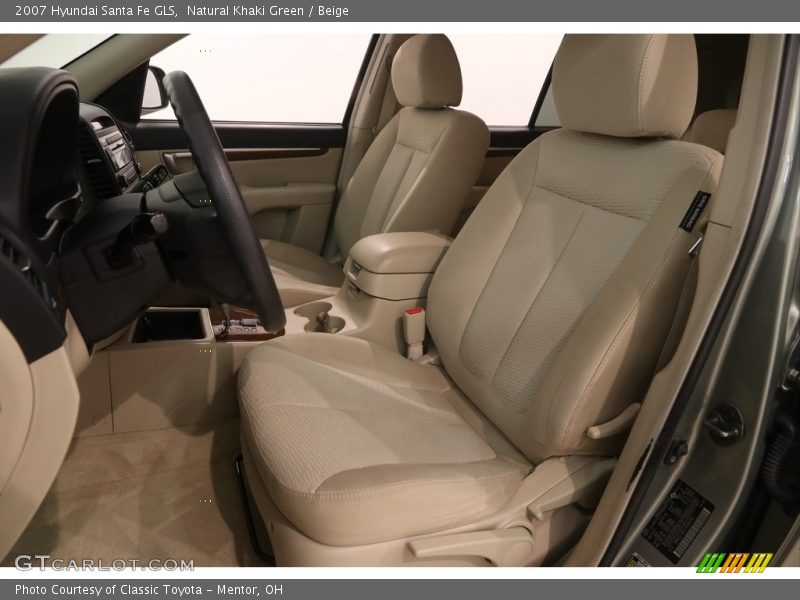 Natural Khaki Green / Beige 2007 Hyundai Santa Fe GLS