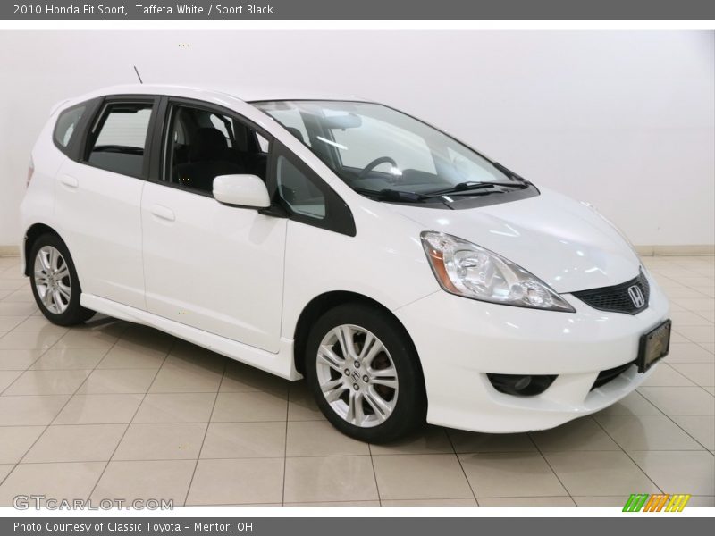 Taffeta White / Sport Black 2010 Honda Fit Sport