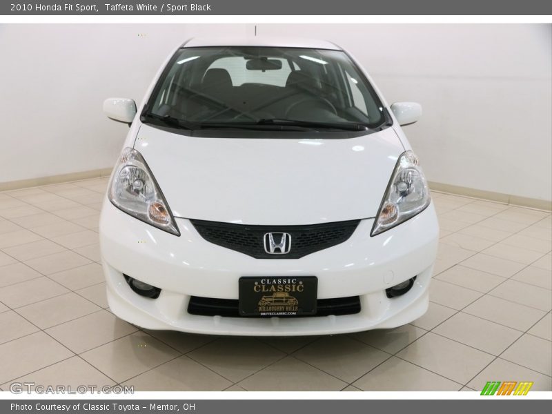 Taffeta White / Sport Black 2010 Honda Fit Sport
