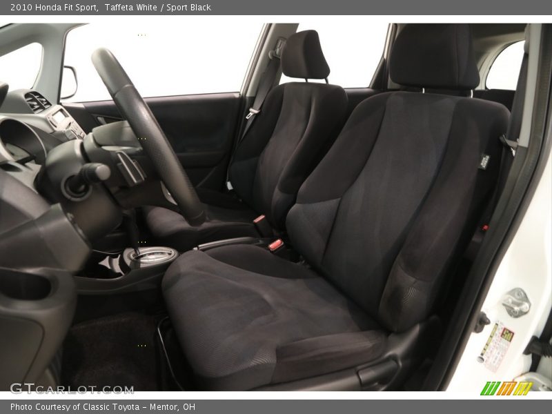Taffeta White / Sport Black 2010 Honda Fit Sport