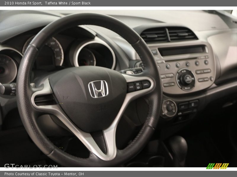 Taffeta White / Sport Black 2010 Honda Fit Sport