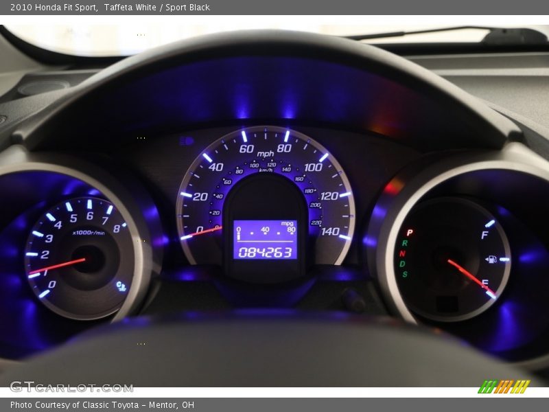 Taffeta White / Sport Black 2010 Honda Fit Sport