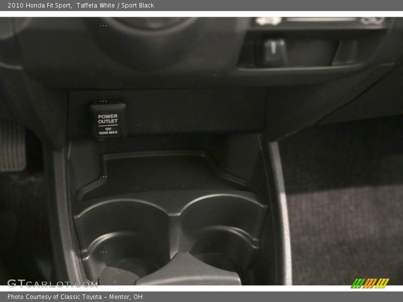 Taffeta White / Sport Black 2010 Honda Fit Sport