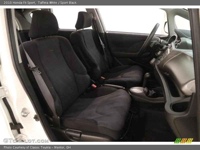 Taffeta White / Sport Black 2010 Honda Fit Sport