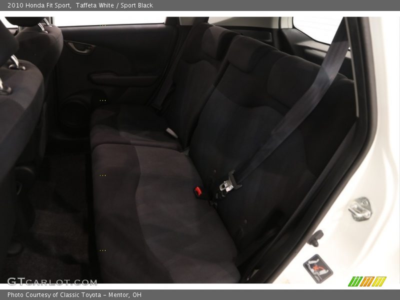 Taffeta White / Sport Black 2010 Honda Fit Sport